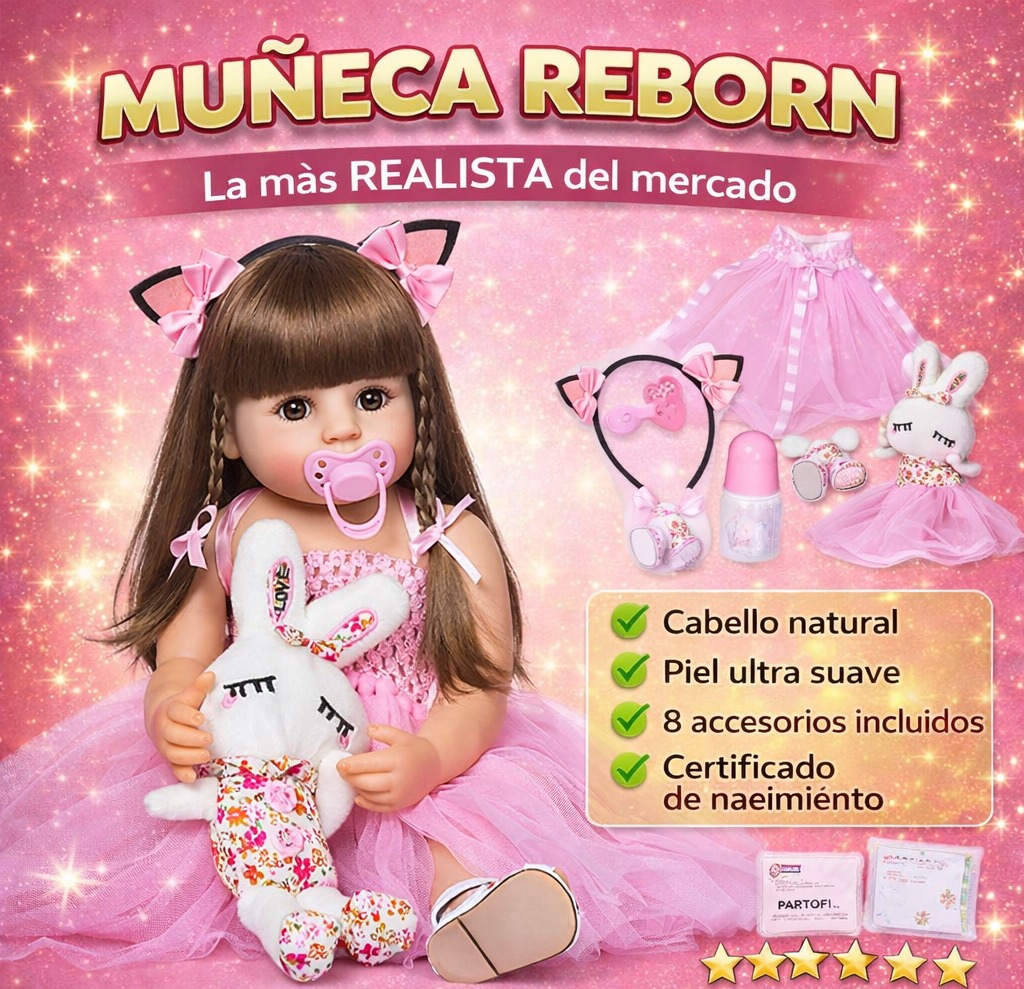 MUÑECA REALISTA PARA NIÑAS MODELO 2026